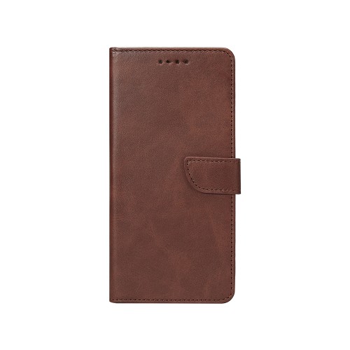Rixus Bookcase For Samsung Galaxy S23 Plus S916B Brown