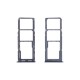Samsung Galaxy A13 A137F Dual Sim Card Holder Black OEM