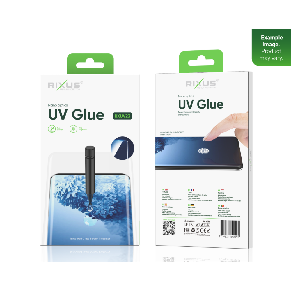 Rixus For Samsung S20 FE G780F UV Glue Liquid Glass