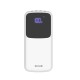 Rixus RXPB36 Power Bank 10000 mAh With 4 Build In Cables White