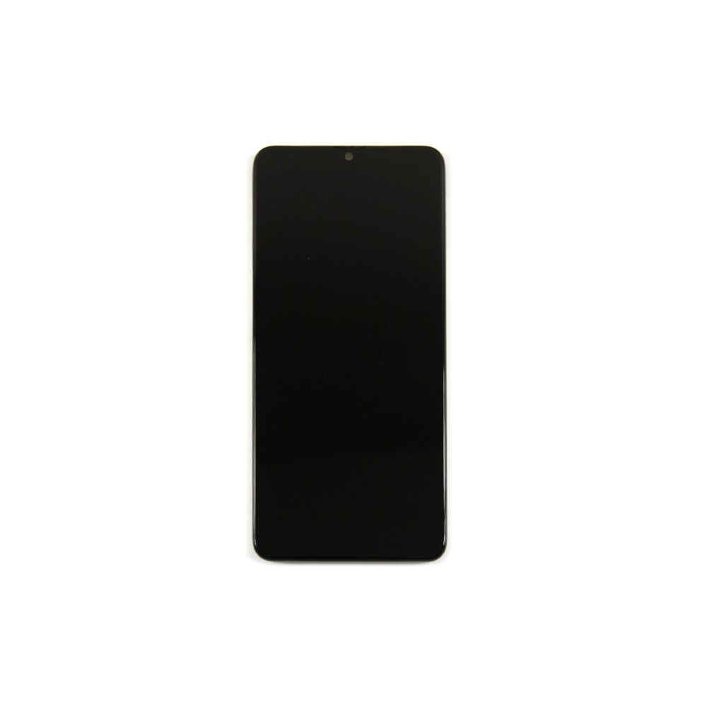 Samsung Galaxy A20s A207F Display And Digitizer With Frame Black Service Pack