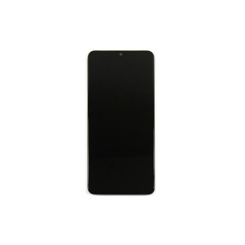 Samsung Galaxy A20s A207F Display And Digitizer With Frame Black Service Pack