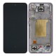 Samsung Galaxy A35 A356B Display And Digitizer With Frame Lilac Service Pack