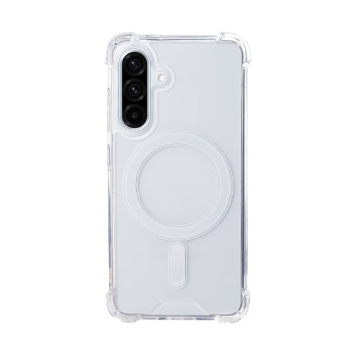 Rixus Anti-Burst Case With MagSafe For Samsung Galaxy A36 A366B Transparent