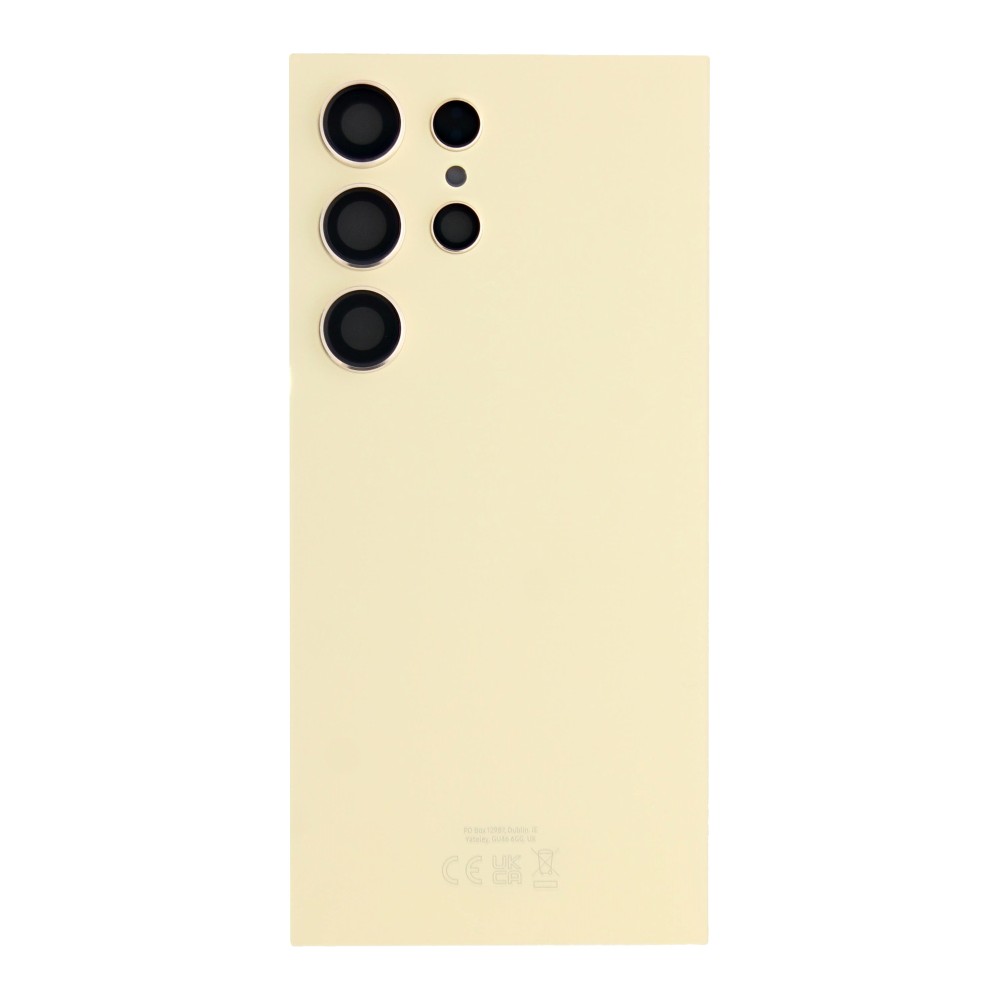 Samsung Galaxy S24 Ultra S928B Back Cover Titanium Yellow With Lens GH82-33349C Service Pack