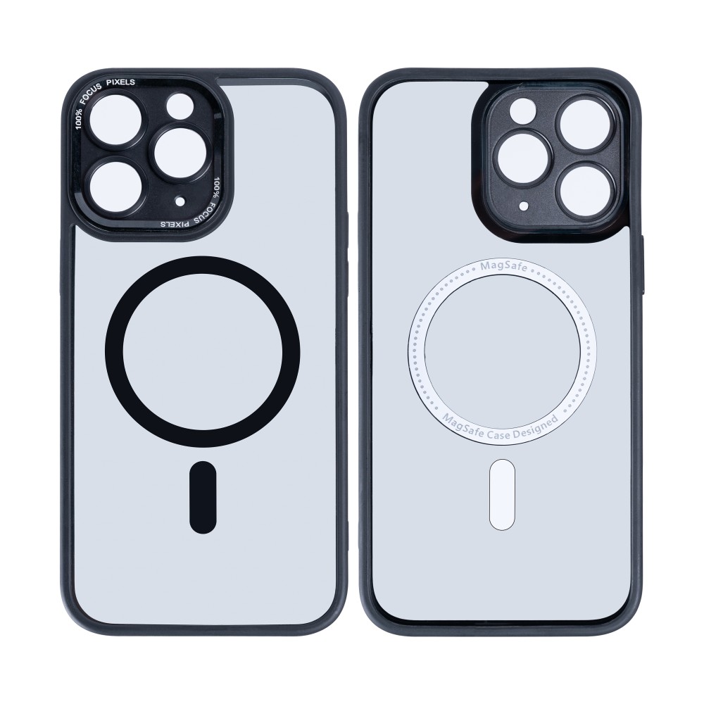 Rixus Classic 04 Case With MagSafe For iPhone 11 Pro Black