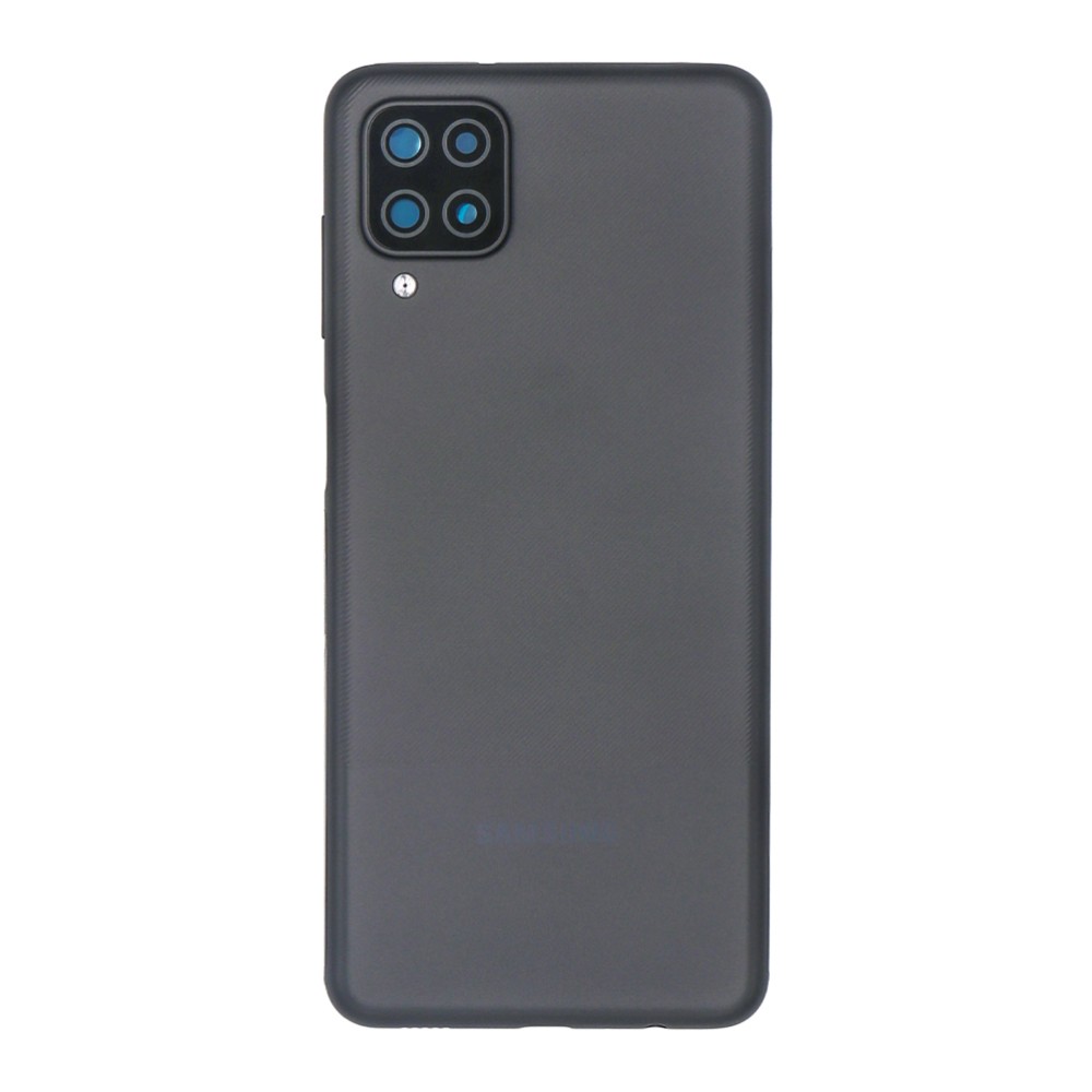 Samsung Galaxy A12 Nacho A127F Back Cover Black With Lens (OEM)