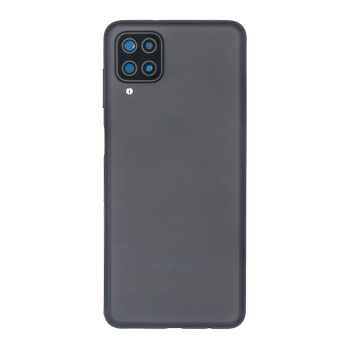 Samsung Galaxy A12 Nacho A127F Back Cover Black With Lens (OEM)