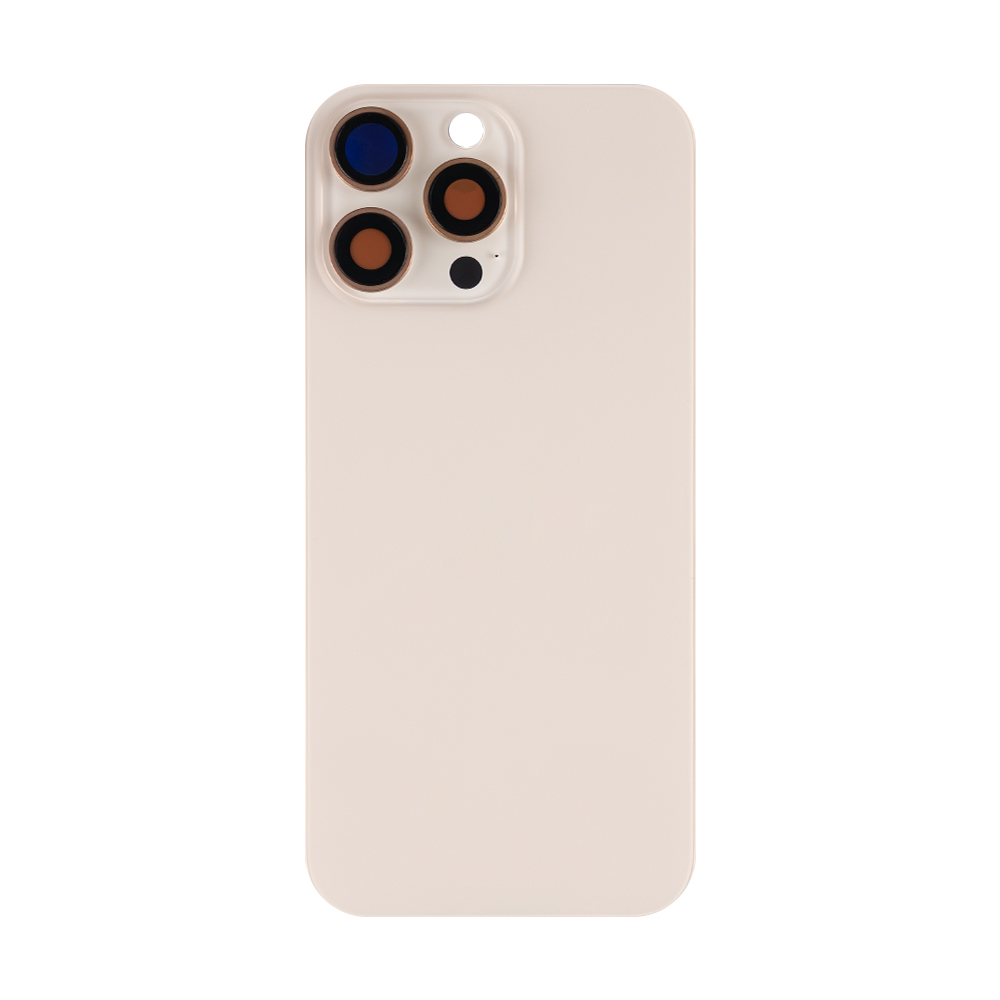 For iPhone 16 Pro Max Extra Glass With NFC, Enlarged Camera Frame Desert Titanium