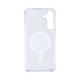 Rixus Anti-Burst Case With MagSafe For Samsung Galaxy S24 Plus, S25 Plus Transparent