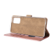 Rixus Bookcase For Samsung Galaxy A72 4G Pink