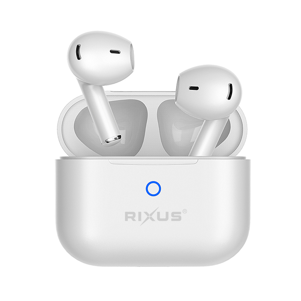 Rixus RXBT82A HIFI Sound Earbuds Wireless Headset White