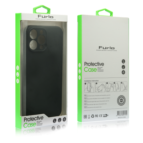 Furlo Protective Slim TPU Case For iPhone 13 Pro - Black