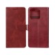 Rixus Bookcase For iPhone 16 Pro Max Dark Red