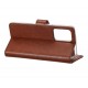 Rixus Bookcase For Samsung Galaxy A33 5G A336B Brown