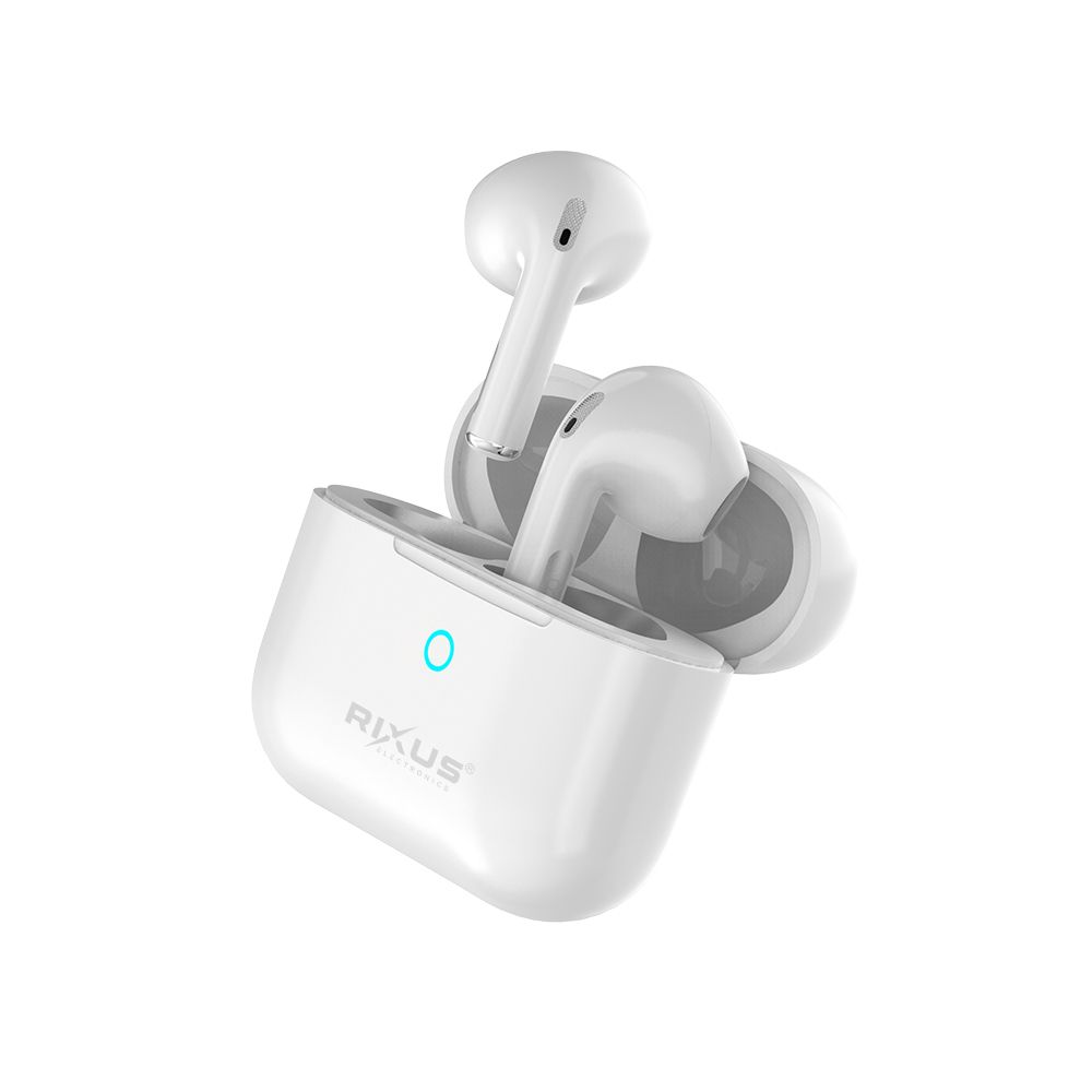 Rixus RXBT82A HIFI Sound Earbuds Wireless Headset White