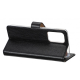Rixus Bookcase For Samsung Galaxy S22 Ultra 5G S908B Black