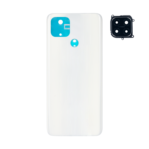 Oppo A15s CPH2179 Back Cover Fancy White (+Lens) (OEM)