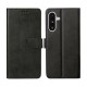 Rixus Bookcase For Samsung Galaxy A26 A266B Black