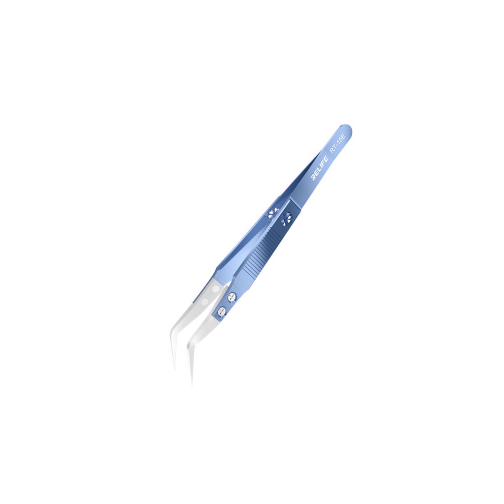 RELIFE RT-15E Titanium Ceramic Straight Tweezers