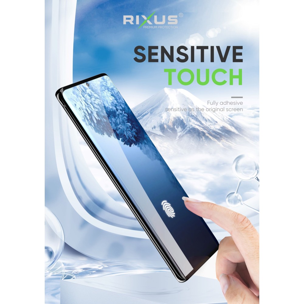 Rixus UV Glue Tempered Glass For Samsung Galaxy Note 9 N960F