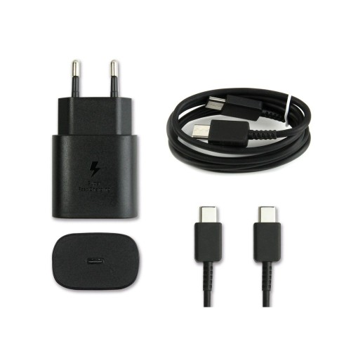Fast Charger Travel Adaptor 25W Incl. USB-C Cable 100cm Black Retail Box