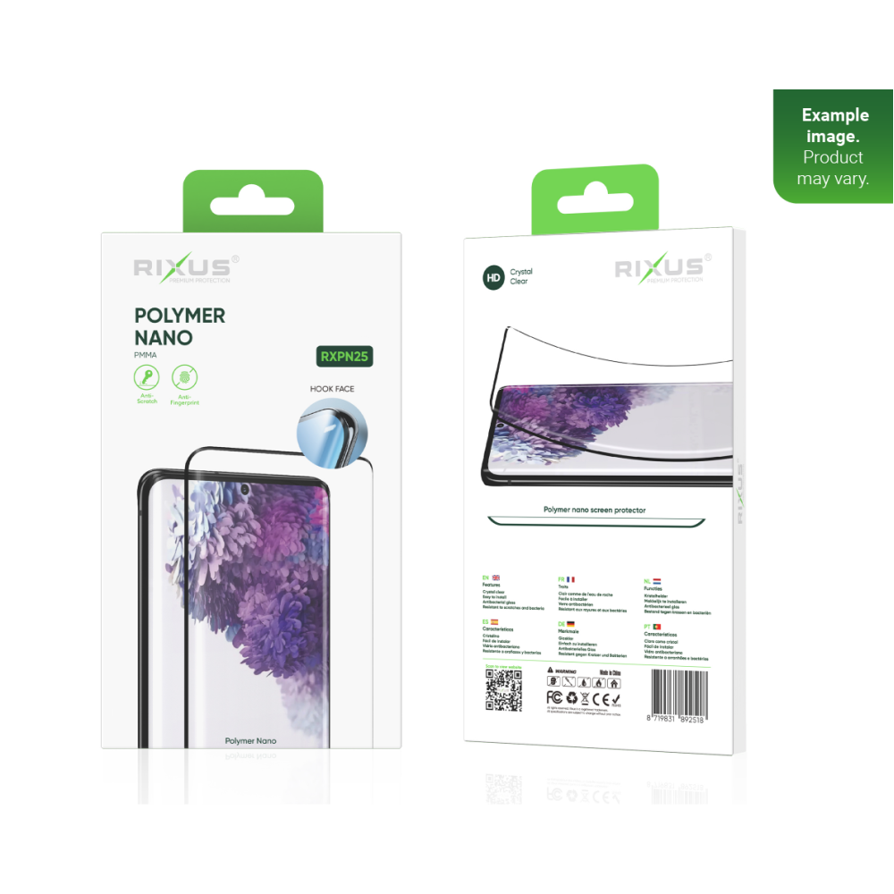 Rixus For Samsung Galaxy S21 Polymer Nano Glass
