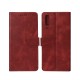 Rixus Bookcase For Samsung Galaxy A50 A505F Dark Red