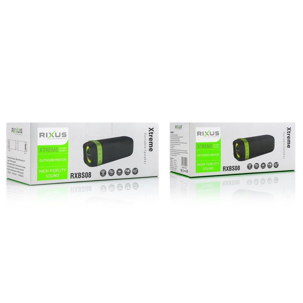 Rixus RXBS08 Portable Bluetooth Speaker