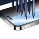 Rixus Clear HD Full Curved Edge Tempered Glass For iPhone 14 Plus, 13 Pro Max (10-Pack)