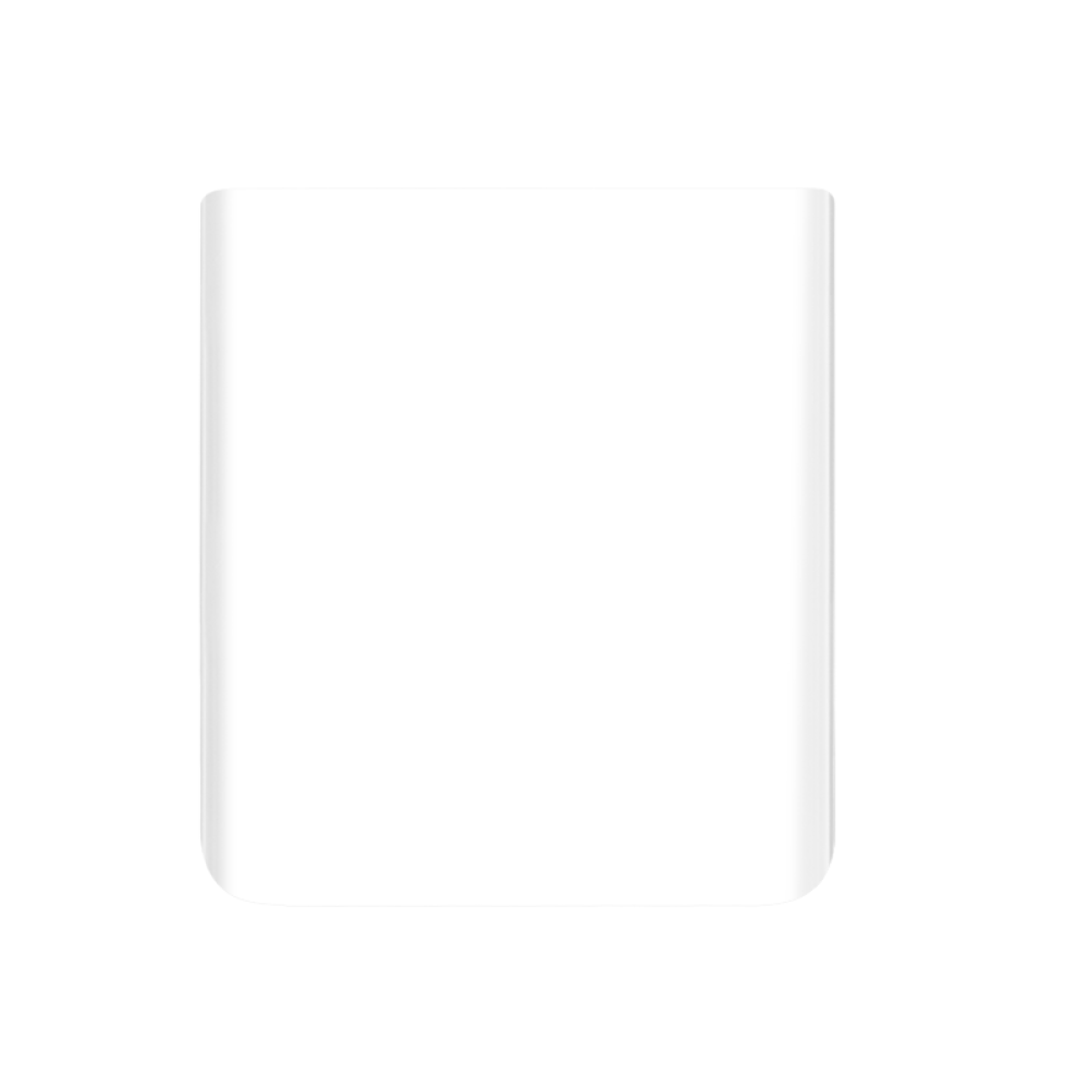 Samsung Galaxy Z Flip3 F711B Bottom Back Cover Phantom White OEM
