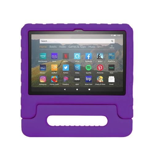 Rixus RXTC06 For iPad Mini 1, 2, 3, 4, 5, 7.9 Tablet Kids Case Purple