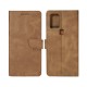 Rixus Bookcase For Samsung Galaxy A21s A217F Light Brown