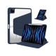 For iPad Air, Air 2 9.7 PU Leather Protective Case Dark Blue
