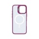 Rixus Classic 03 Case With MagSafe For iPhone 16 Dark Pink