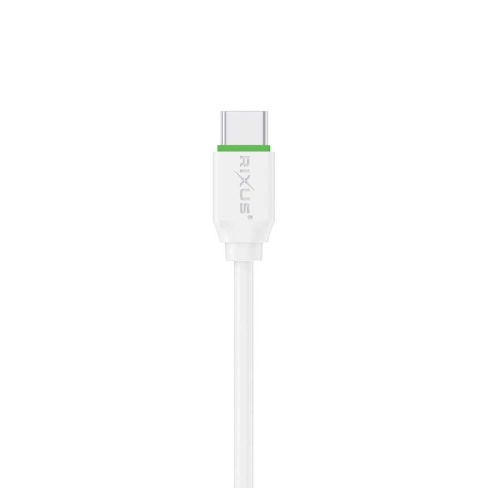 Rixus RX2017L Data Sync And Fast Charge Cable Type-C To Lightning 300cm