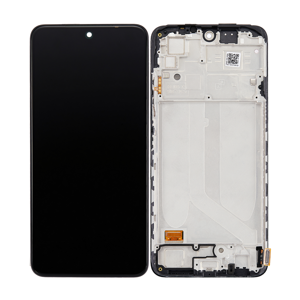 Xiaomi Redmi Note 10, Note 10S Display And Digitizer With Frame Onyx Grey OEM