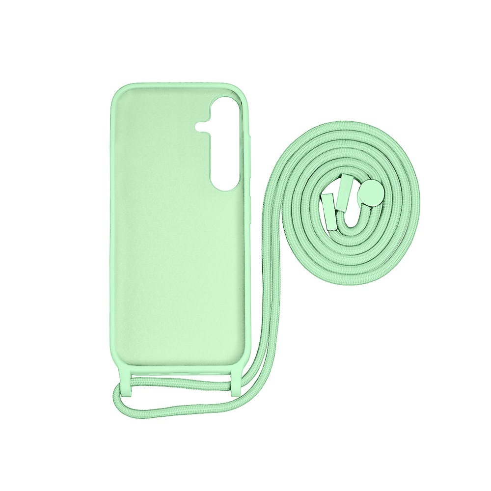 Rixus TPU Necklace Cord Cover For Samsung Galaxy A25 5G A256B Matcha
