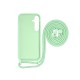 Rixus TPU Necklace Cord Cover For Samsung Galaxy A25 5G A256B Matcha