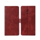 Rixus Bookcase For Samsung Galaxy S9 Plus G965F Dark Red