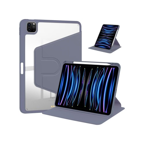 For iPad Air, Air 2 9.7 PU Leather Protective Case Lavender