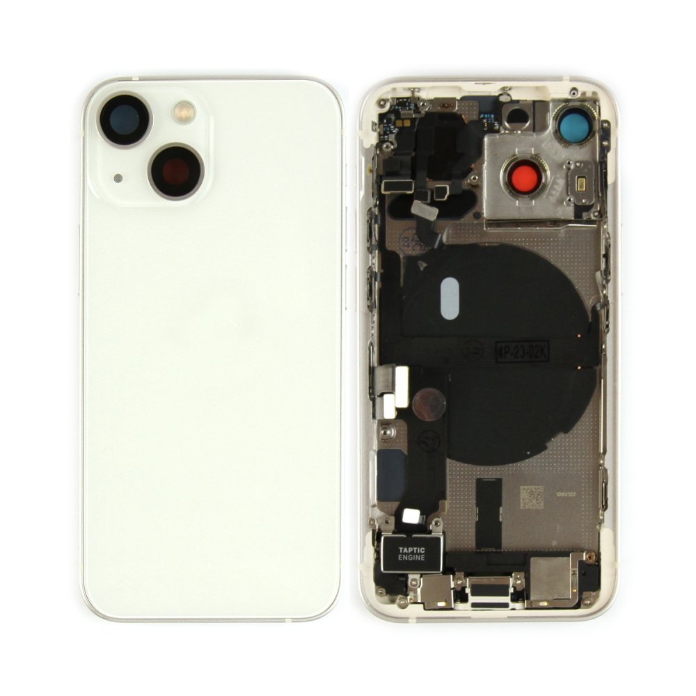For iPhone 13 Mini Complete Housing incl. All Small Parts Without Battery & Back Camera Starlight