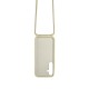 Rixus For Samsung Galaxy A25 5G A256B TPU Necklace Cord Cover Gold