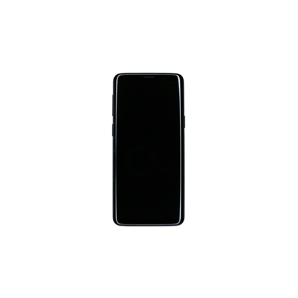 Samsung Galaxy S9 G960F Display And Digitizer With Frame Midnight Black Service Pack