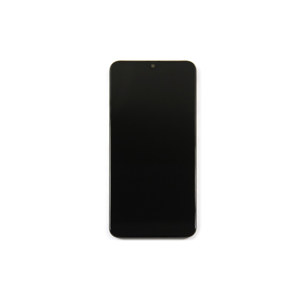 Samsung Galaxy A10s A107F Display And Digitizer With Frame Black Service Pack
