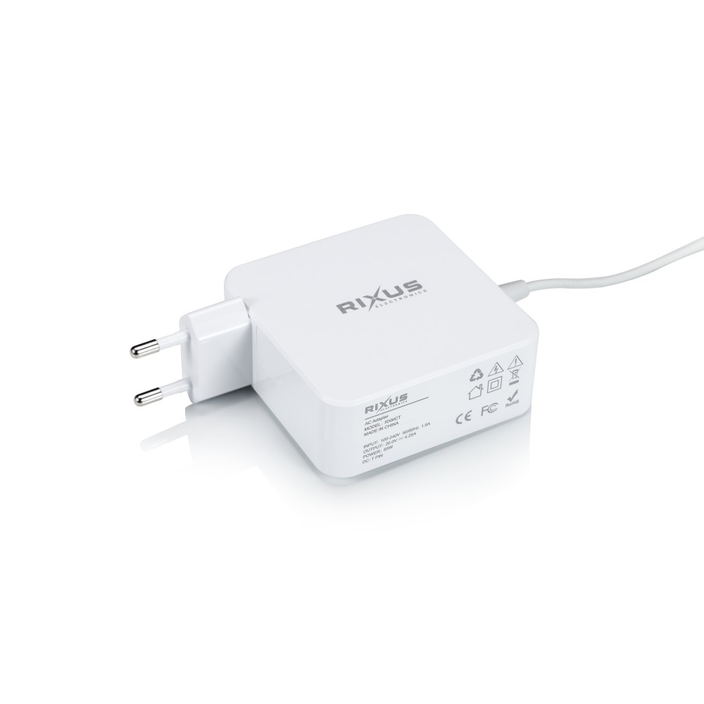 Rixus RXMCT 85W Charger For Macbook T Tip