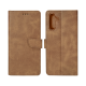 Rixus Bookcase For Samsung Galaxy S24 Plus 5G S926B Light Brown