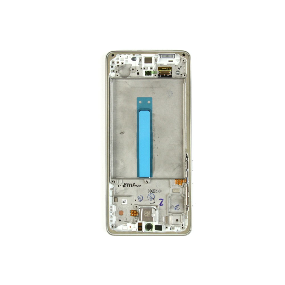 Samsung Galaxy A73 5G A736 Display And Digitizer With Frame White Service Pack