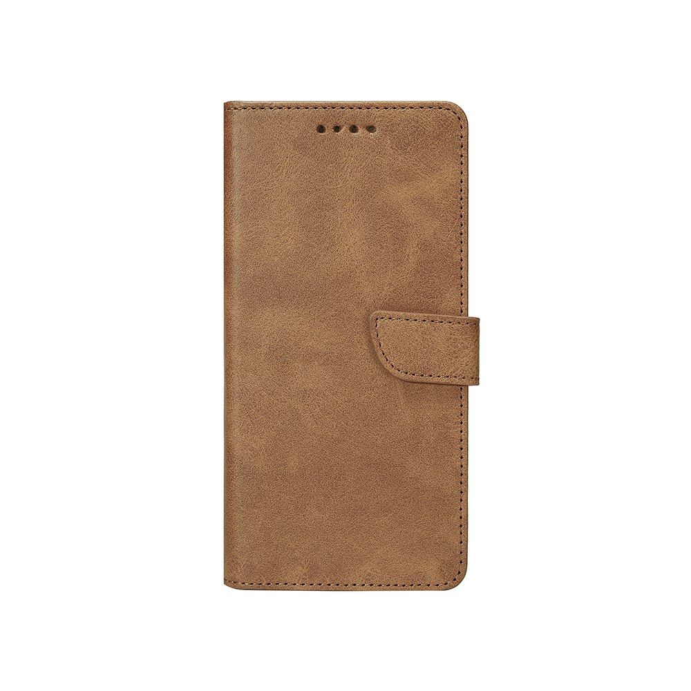 Rixus Bookcase For Samsung Galaxy A50 A505F Light Brown