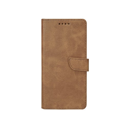 Rixus Bookcase For Samsung Galaxy A50 A505F Light Brown